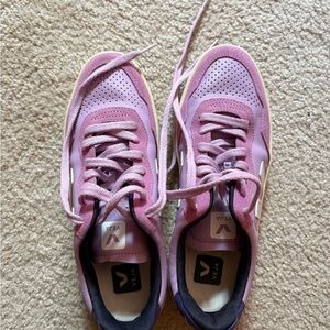 Veja Lilac Lace-Up Sneakers